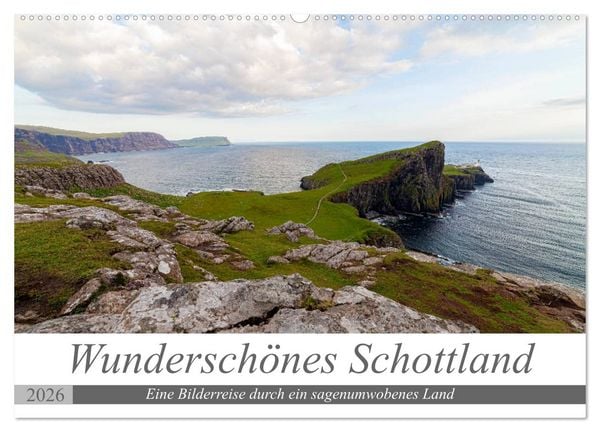 Produktbild: Wundersch&ouml;nes Schottland - Bilderreise durch ein sagenumwobenes Land (Wandkalender 2026 DIN A2 quer), CALVENDO Monatskalender