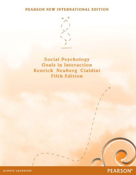 Produktbild: Social Psychology: Goals in Interaction