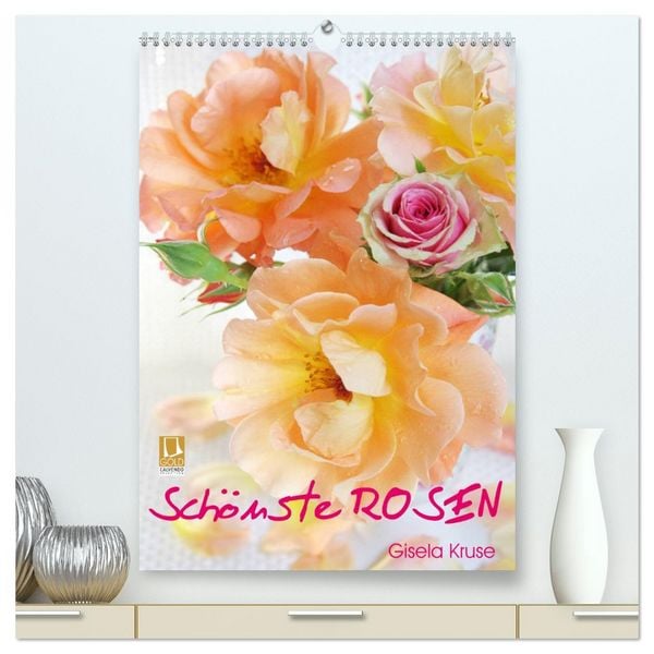 Produktbild: Sch&ouml;nste Rosen (hochwertiger Premium Wandkalender 2026 DIN A2 hoch), Kunstdruck in Hochglanz