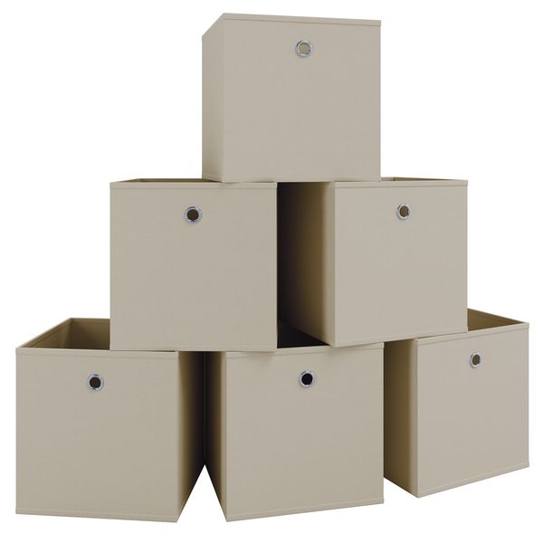 Produktbild: 6er Set Faltbox Klappbox Aufbewahrungsbox Boxas