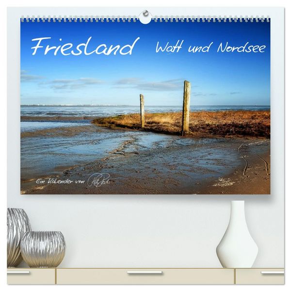 Produktbild: Friesland - Watt und Nordsee / CH-Version (hochwertiger Premium Wandkalender 2026 DIN A2 quer), Kunstdruck in Hochglanz