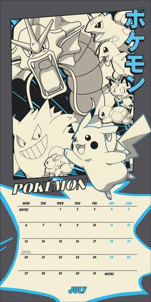 Produktbild: Pok&eacute;mon Broschurkalender 2026