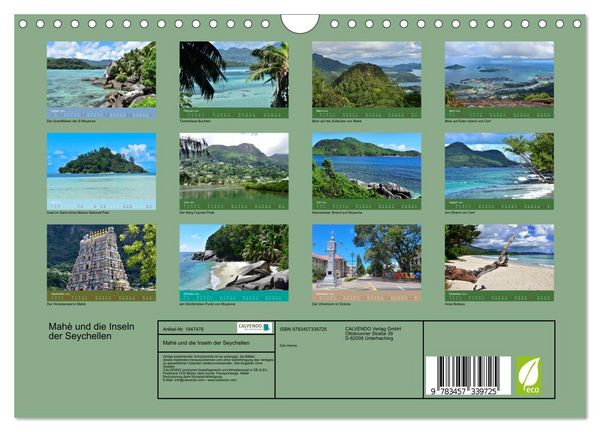 Produktbild: Mah&egrave; und die Inseln der Seychellen (Wandkalender 2026 DIN A4 quer), CALVENDO Monatskalender