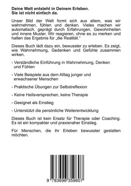 Produktbild: Die Welt, die Du erlebst