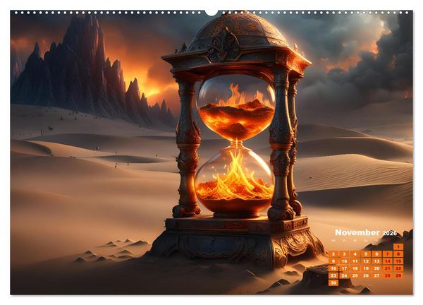 Produktbild: Magische Sanduhren (Wandkalender 2026 DIN A2 quer), CALVENDO Monatskalender