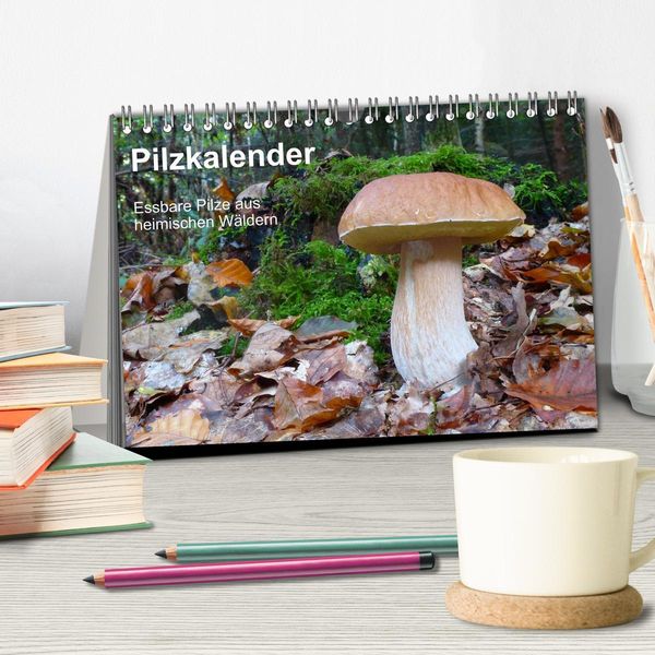 Produktbild: Pilzkalender (Tischkalender 2026 DIN A5 quer), CALVENDO Monatskalender