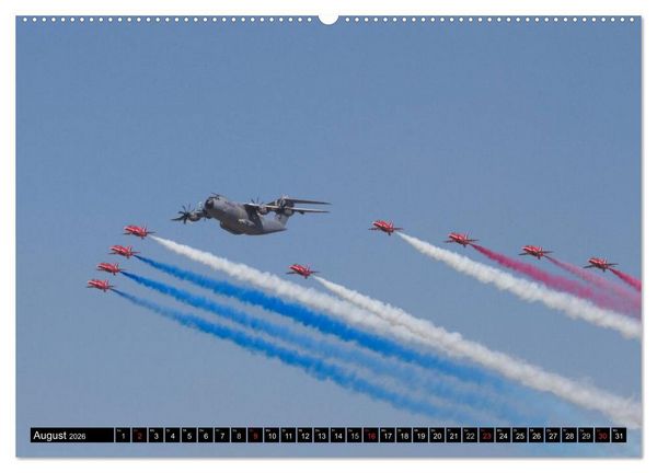 Produktbild: Augenblicke in der Luft: Airbus A400M (hochwertiger Premium Wandkalender 2026 DIN A2 quer), Kunstdruck in Hochglanz