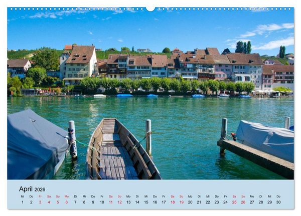 Produktbild: Impressionen vom Hochrhein (hochwertiger Premium Wandkalender 2026 DIN A2 quer), Kunstdruck in Hochglanz