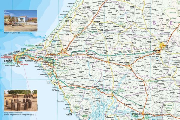 Produktbild: Reise Know-How Landkarte Senegal, Gambia (1:550.000)