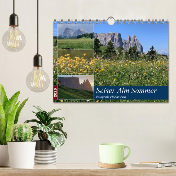 Produktbild: Seiser Alm Sommer (Wandkalender 2026 DIN A4 quer), CALVENDO Monatskalender