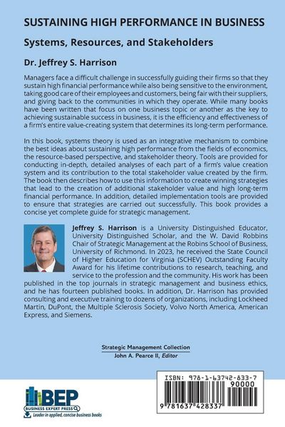 Produktbild: Sustaining High Performance in Business