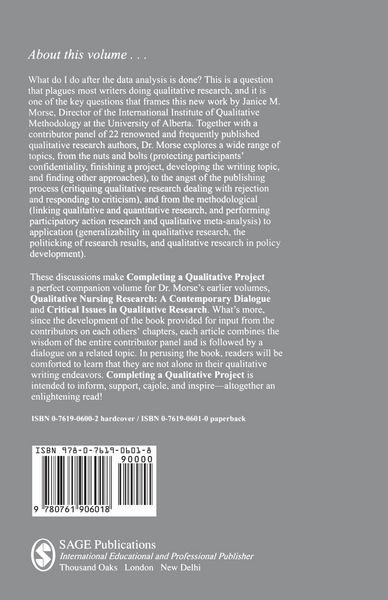 Produktbild: Completing a Qualitative Project
