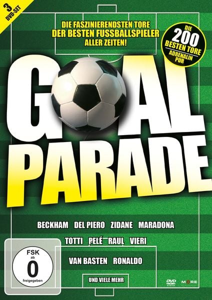 Goal Parade - Die 200 besten Tore aller Zeiten [3 DVDs]