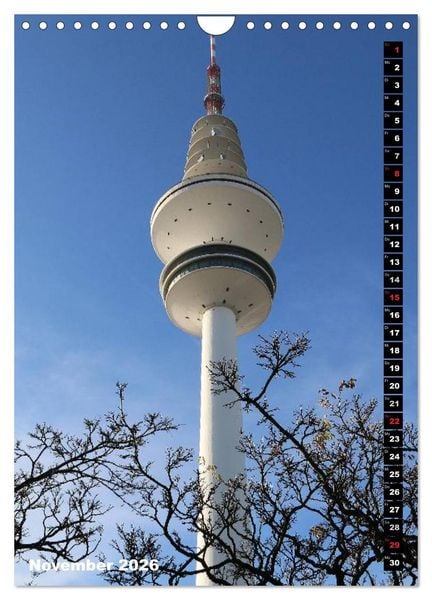 Produktbild: HAMBURG - Ansichten (Wandkalender 2026 DIN A4 hoch), CALVENDO Monatskalender