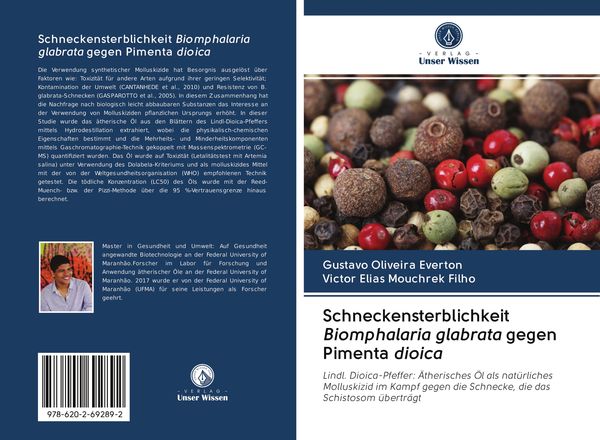 Schneckensterblichkeit Biomphalaria glabrata gegen Pimenta dioica