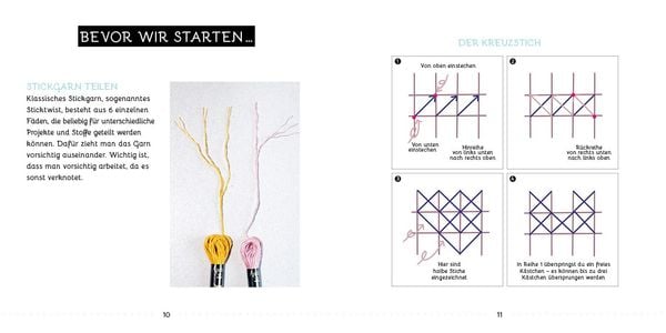 Produktbild: Sticken &ndash; das Easy Starterset f&uuml;r dekorative Kreuzstichmotive