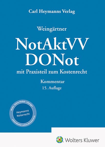 Produktbild: Weing&auml;rtner, DONot / NotAktVV - Kommentar