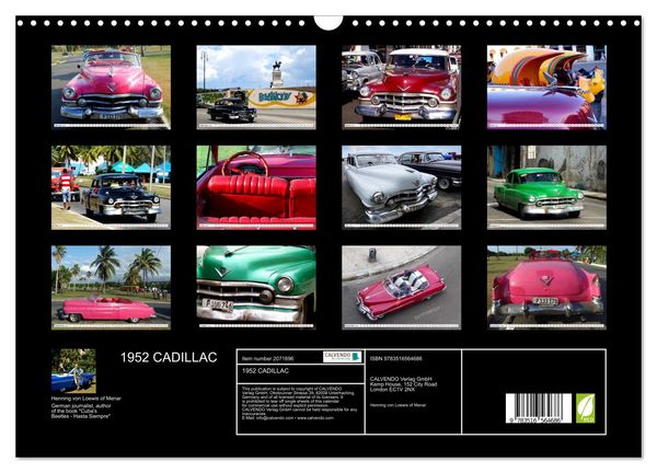 Produktbild: 1952 CADILLAC (Wall Calendar 2026 DIN A3 landscape), CALVENDO 12 Month Wall Calendar