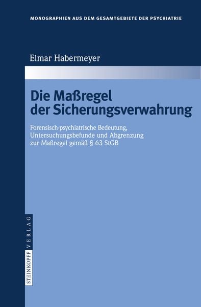 Produktbild: Die Ma&szlig;regel der Sicherungsverwahrung