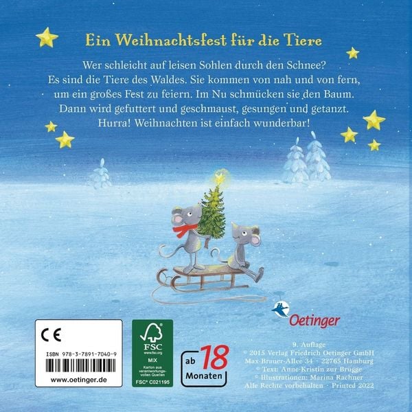 Produktbild: Wenn die Tiere Weihnachten feiern