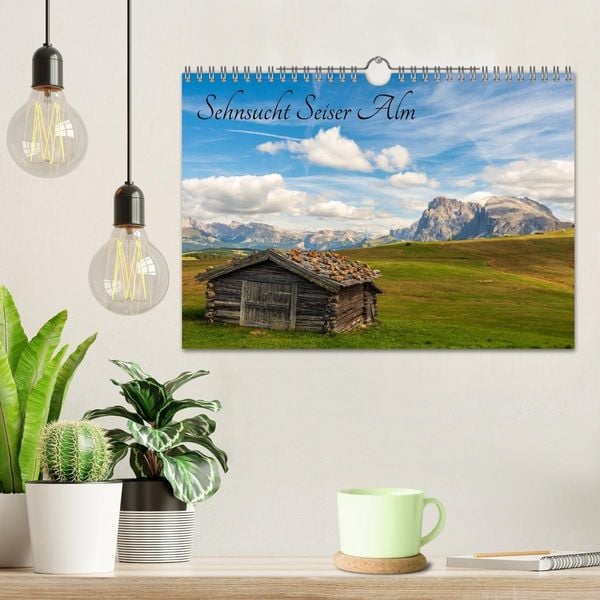Produktbild: Sehnsucht Seiser Alm (Wandkalender 2027 DIN A4 quer), CALVENDO Monatskalender