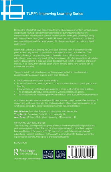 Produktbild: Improving Schools, Developing Inclusion