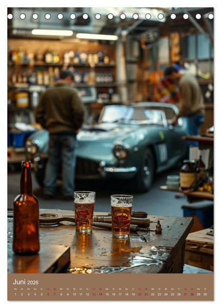Produktbild: Bier-Liebe Von den Ahnen zu uns (Tischkalender 2026 DIN A5 hoch), CALVENDO Monatskalender