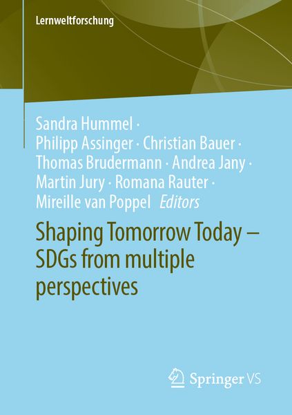 Produktbild: Shaping Tomorrow Today &ndash; SDGs from multiple perspectives