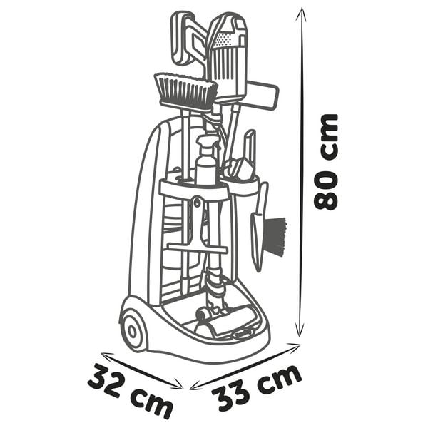 Produktbild: Smoby Rowenta Reinigungstrolley