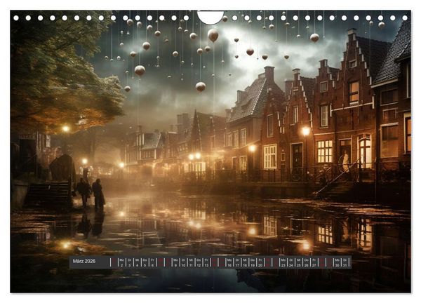 Produktbild: Unheimliche Behausungen (Wandkalender 2026 DIN A4 quer), CALVENDO Monatskalender