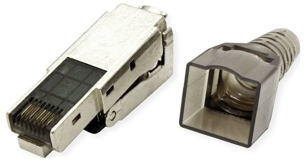 Produktbild: Value 26.99.0373 VALUE feldkonfektionierbarer RJ-45 Stecker Kat.6A (Class EA), STP 26.99.0373 Silber 1 St.