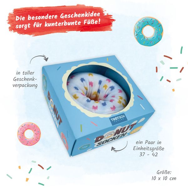 Produktbild: Tr&ouml;tsch Donut Socken blau