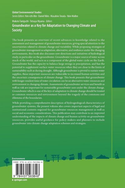Produktbild: Groundwater as a Key for Adaptation to Changing Climate and Society