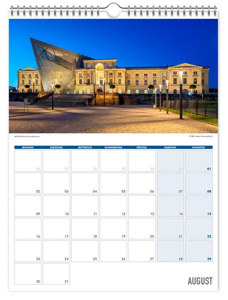 Produktbild: Einschreibkalender Dresden und S&auml;chsische Schweiz 2027