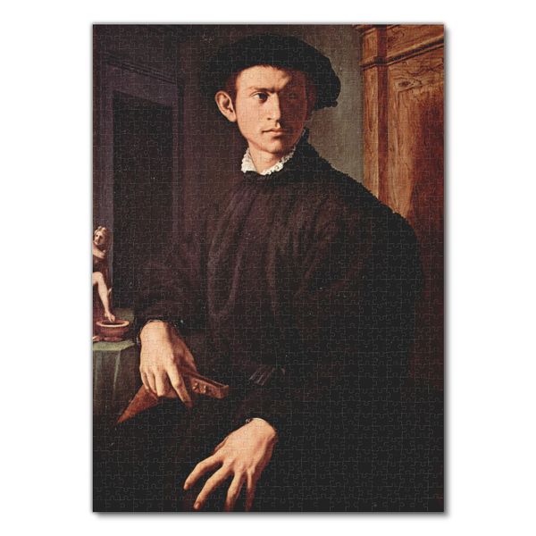 Produktbild: Lais Puzzle Angelo Bronzino - Portr&auml;t eines jungen Mannes mit Laute 1000 Teile