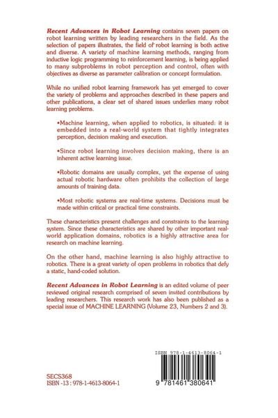 Produktbild: Recent Advances in Robot Learning