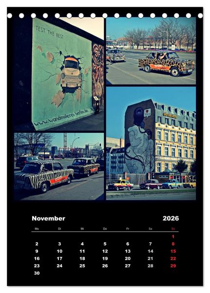 Produktbild: BERLIN / vertikal (Tischkalender 2026 DIN A5 hoch), CALVENDO Monatskalender