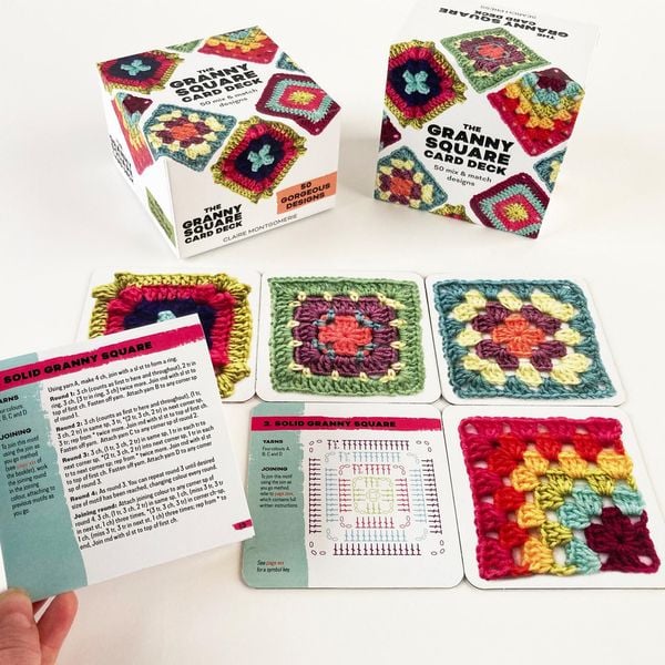 Produktbild: Granny Square H&auml;kel-Karten (Deutsche Ausgabe)