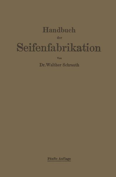 Produktbild: Handbuch der Seifenfabrikation