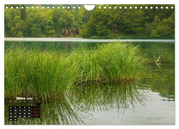 Produktbild: Naturwunder Plitvicer Seen (Wandkalender 2026 DIN A4 quer), CALVENDO Monatskalender