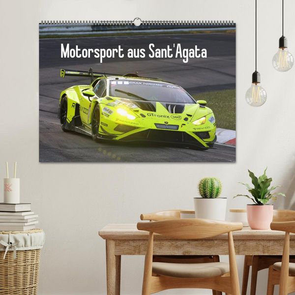 Produktbild: Motorsport aus Sant&rsquo;Agata (Wandkalender 2026 DIN A2 quer), CALVENDO Monatskalender