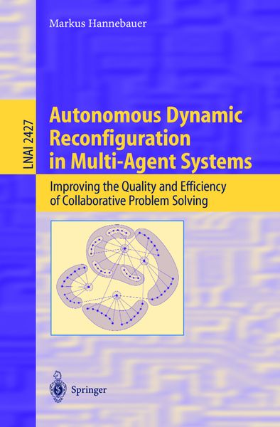 Produktbild: Autonomous Dynamic Reconfiguration in Multi-Agent Systems