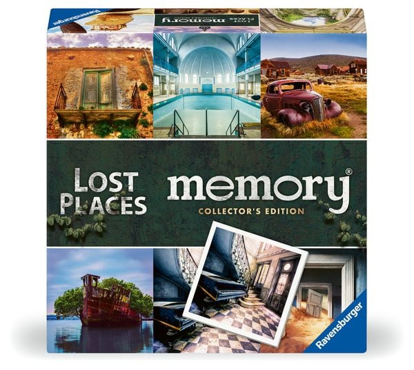 Ravensburger 23499 Collector's memory® Lost Places - Das weltbekannte Gedächtnisspiel, das 2 bis 8 Spieler ab 6 Jahren a