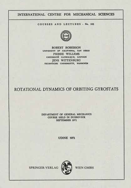 Produktbild: Rotational Dynamics of Orbiting Gyrostats