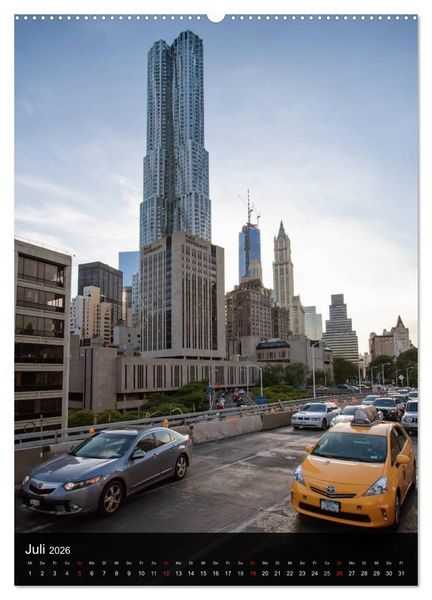 Produktbild: New York (hochwertiger Premium Wandkalender 2026 DIN A2 hoch), Kunstdruck in Hochglanz