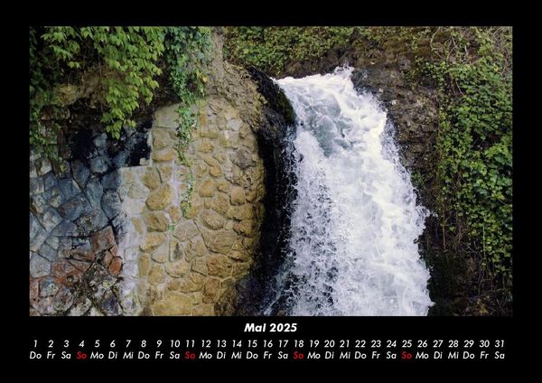 Produktbild: Wasserf&auml;lle 2025 Fotokalender DIN A3