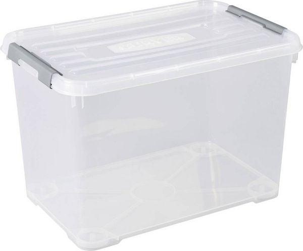 Curver 243865 Kunststoffbox HANDY geschlossen, stapelbar (B x H x T) 400 x 390 x 600 mm Transparent 1 St.