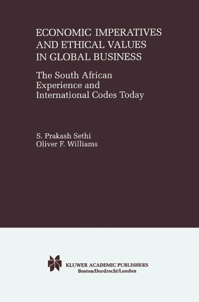 Produktbild: Economic Imperatives and Ethical Values in Global Business