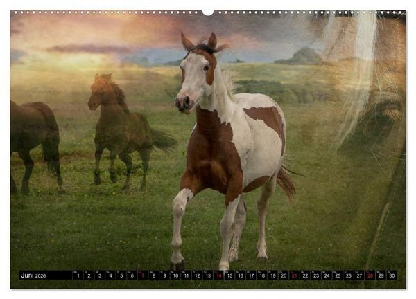 Produktbild: Western-Feeling (hochwertiger Premium Wandkalender 2026 DIN A2 quer), Kunstdruck in Hochglanz