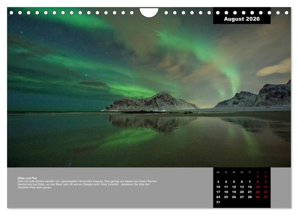 Produktbild: Wenn der Himmel gr&uuml;n wird (Wandkalender 2026 DIN A4 quer), CALVENDO Monatskalender
